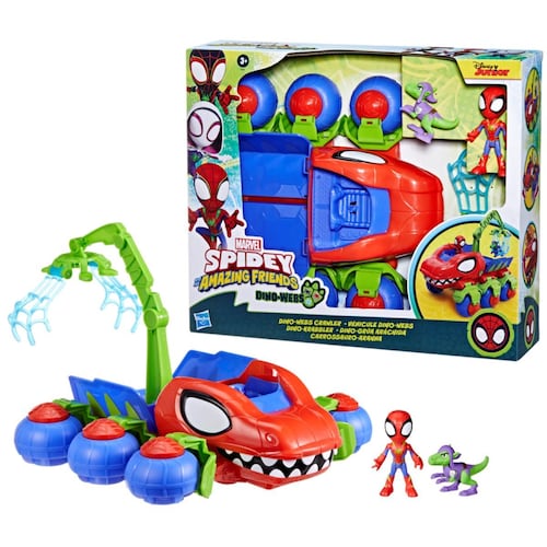 Set Juego Dino-Grúa Arácnida Marvel Spidey and His Amazing Friends