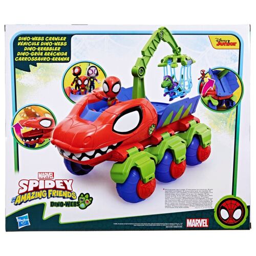 Set Juego Dino-Grúa Arácnida Marvel Spidey and His Amazing Friends