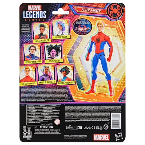 Figura de Acción 15 cm Peter Parker Spider-Man Marvel Legends Series