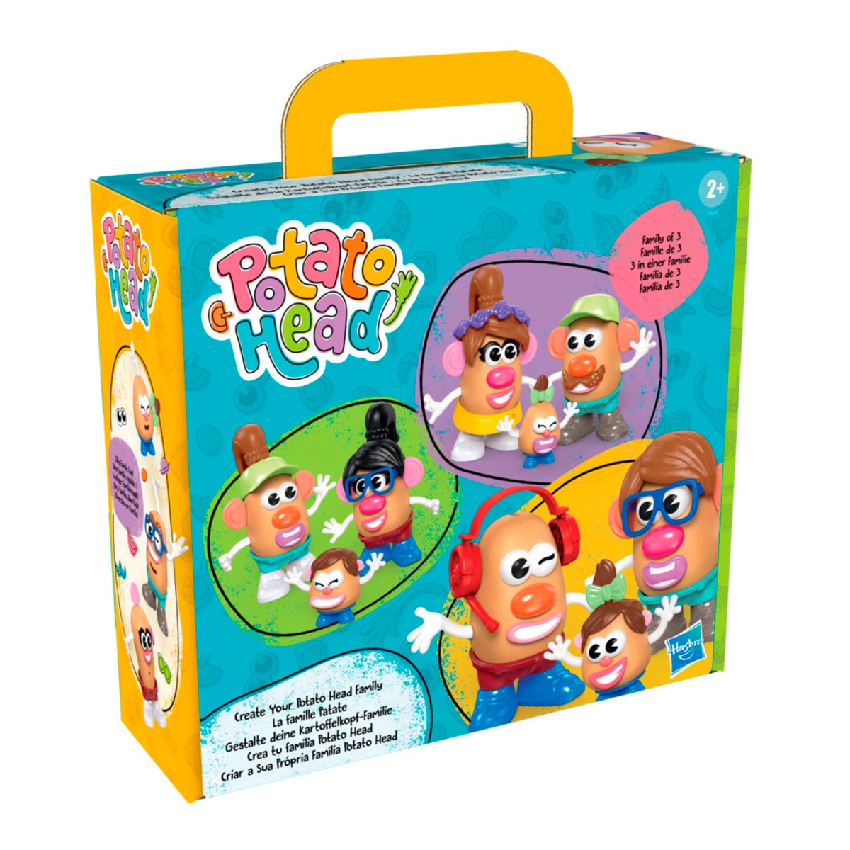 Hasbro Potato Head – Set Crea Tu Familia Con 2 Cuerpos Grandes Y 41 Accesorios, Juguete Clásico Para Niños +2 Años