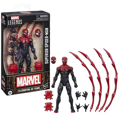 Figura de Acción Coleccionable Marvel Legends Superior Spider-Man + Accesorios