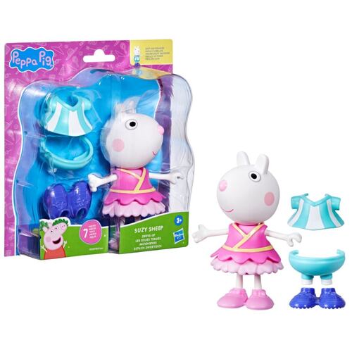Figura Serie Peppa Pig: Suzy Oveja 15 cm + Accesorios