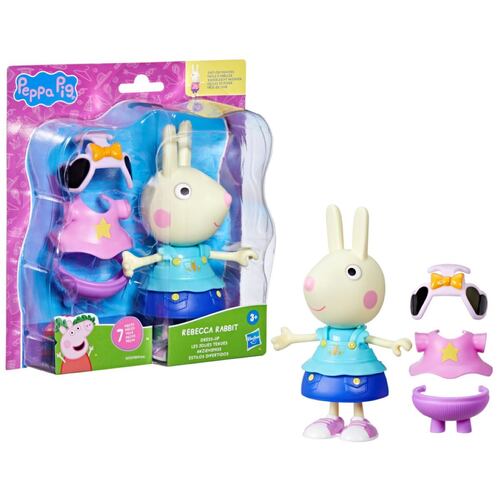 Figura Serie Peppa Pig: Rebeca Estilos 15 cm + Accesorios