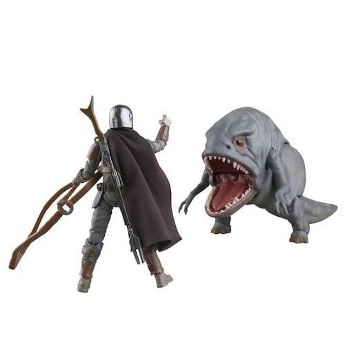 Figura de Acción Mandaloriano y Blurrg Serie Star Wars: The Mandalorian de Hasbro