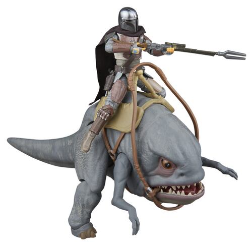 Figura de Acción Mandaloriano y Blurrg Serie Star Wars: The Mandalorian de Hasbro