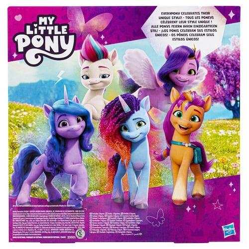 Set de 5 Figuras My Little Pony - Celebración de estilos