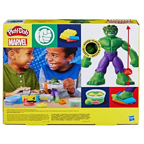 Set Juego Hulk Aplasta y Moldea Play-Doh Marvel