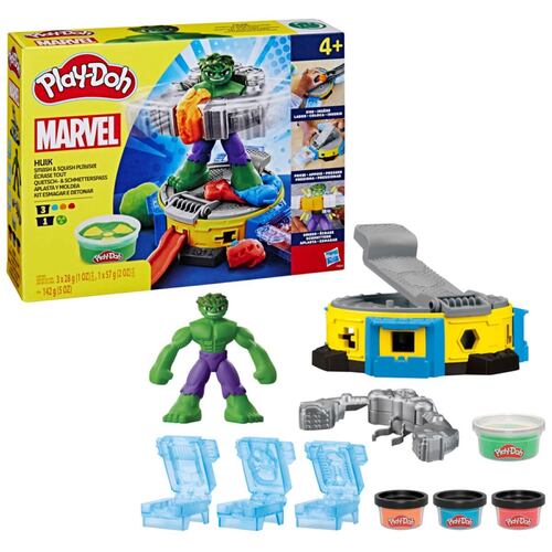 Set Juego Hulk Aplasta y Moldea Play-Doh Marvel