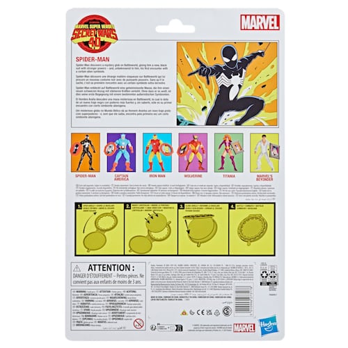 Figura de Acción Spider-Man Secret Wars Marvel Legends Series