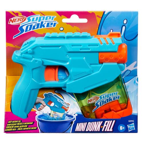 Lanzador de Agua NERF Mini Dunk-Fill Super Soaker