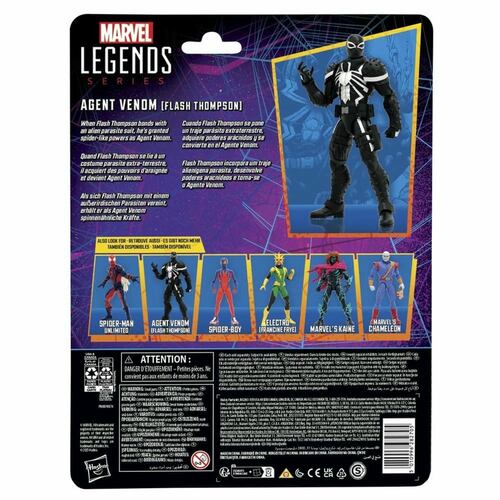 Figura Coleccionable Legends Series Spiderman Agente Venom -Flash Thompson- MARVEL