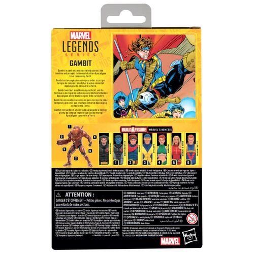 Figura de Acción Legends Series X-Men Gambito MARVEL