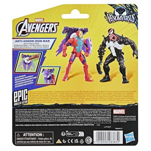 Anti-Venom Iron Man VenomVersus Epic World of Action Marvel