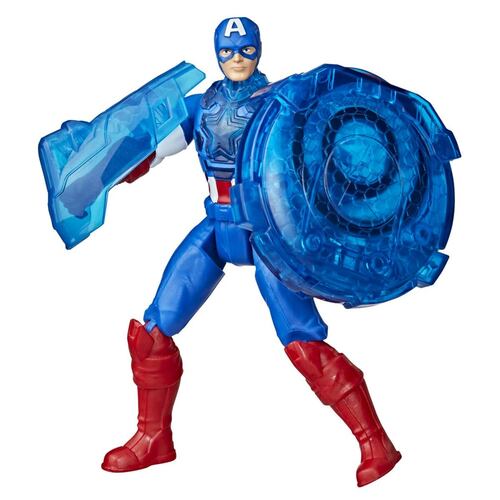 Set Marvel Avengers Epic World of Action Moto Lanzaescudos Capitán América