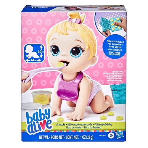 Muñeca Hora de Comer BABY ALIVE con Accesorios