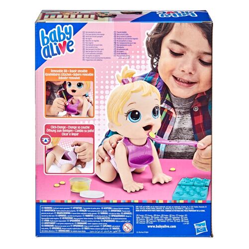 Muñeca Hora de Comer BABY ALIVE con Accesorios