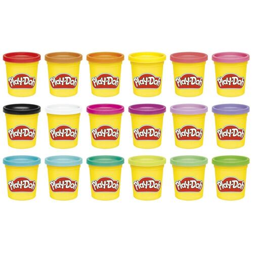 Masas y Plastilinas Play-Doh Pack de 18 Recipientes de la Imaginación