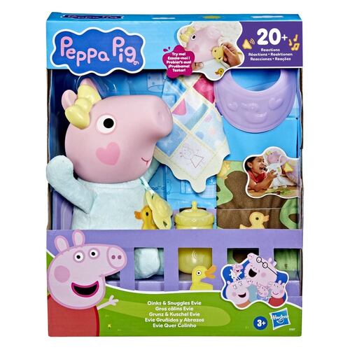 Muñeca Peppa Pig Gruñidos y Abrazos Evie