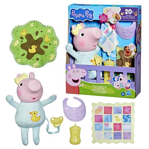 Muñeca Peppa Pig Gruñidos y Abrazos Evie