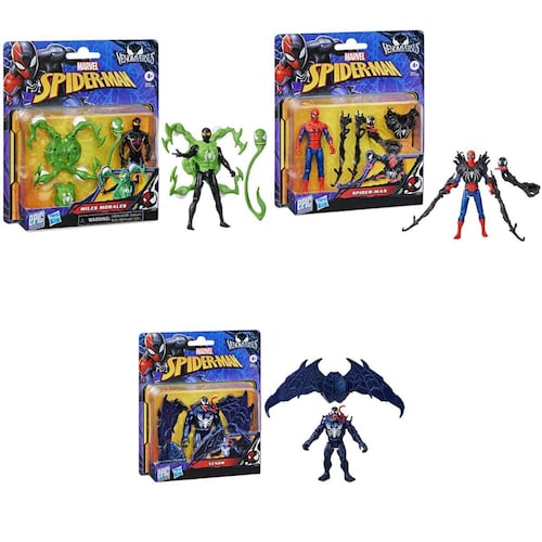 Figura Spider-Man Miles Morales Deluxe VenomVersus – Action Figure Da 10 Cm Con 3 Accessori Simbionte – Per Bambini Dai 4 Anni - 2