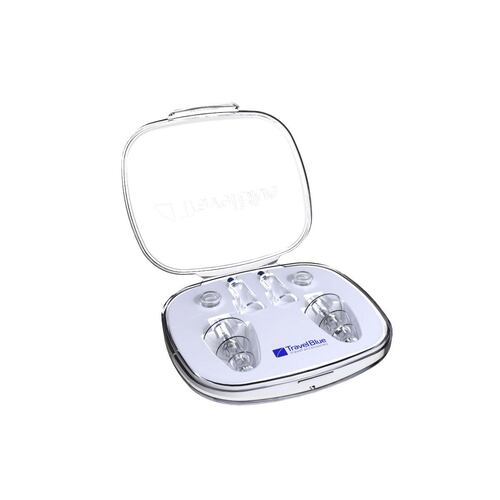 Tapón para Oídos de Silicon Travel Blue