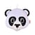 Cojín Emoji Oso Panda Con Portafoto 6x4"