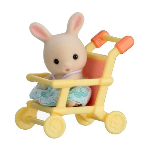 Muñeco de Terciopelo Conejo con Cochecito Sylvanian Families