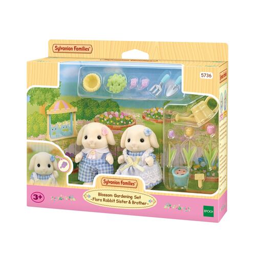 Set Hermanos Conejo Flora Sylvanian Families