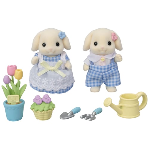 Set Hermanos Conejo Flora Sylvanian Families