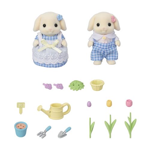 Set Hermanos Conejo Flora Sylvanian Families