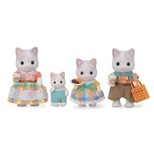 Familia Gato Latte Sylvanian Families