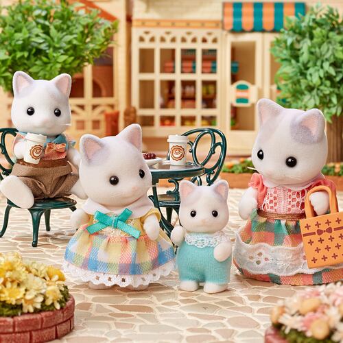 Familia Gato Latte Sylvanian Families