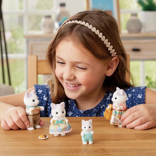 Familia Gato Latte Sylvanian Families