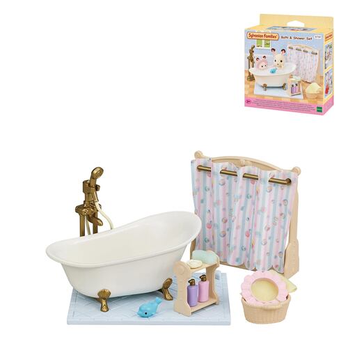 Set de Baño y Ducha Sylvanian Families