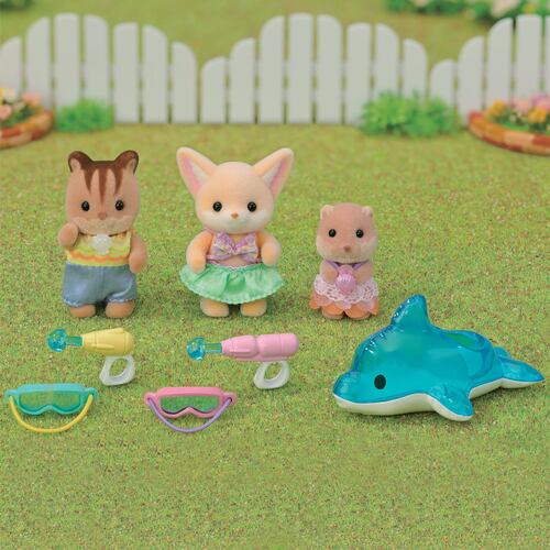 Amigos de la Guardería Fiesta en la piscina Sylvanian Families