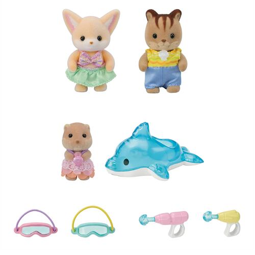Amigos de la Guardería Fiesta en la piscina Sylvanian Families