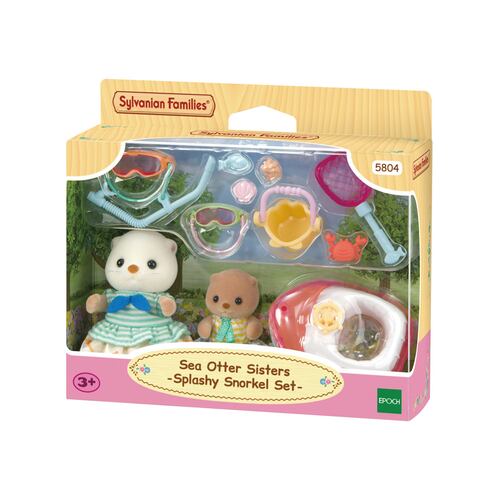 Set de Figuras Hermanas Nutria Marina SYLVANIAN FAMILIES