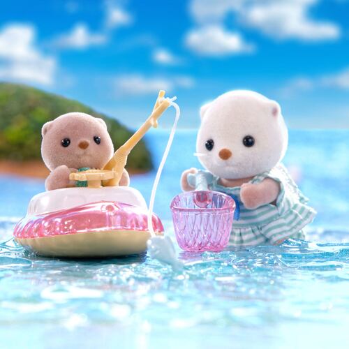 Set de Figuras Hermanas Nutria Marina SYLVANIAN FAMILIES
