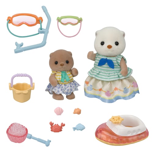 Set de Figuras Hermanas Nutria Marina SYLVANIAN FAMILIES
