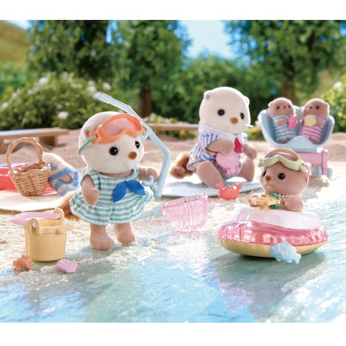 Set de Figuras Hermanas Nutria Marina SYLVANIAN FAMILIES