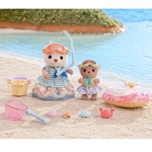 Set de Figuras Hermanas Nutria Marina SYLVANIAN FAMILIES