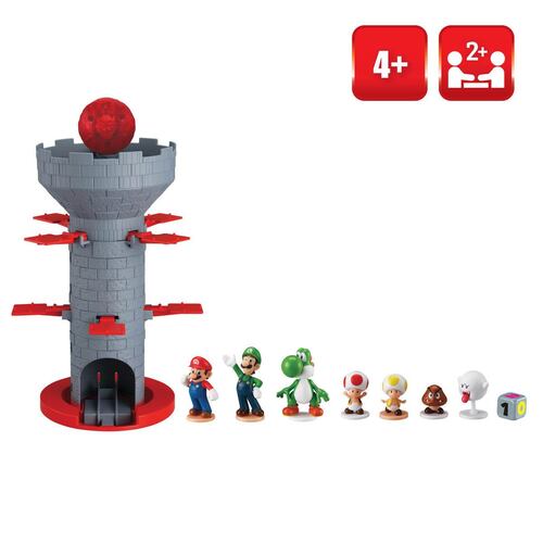 Juego de Mesa Super Mario Blow UP! Shaky Tower