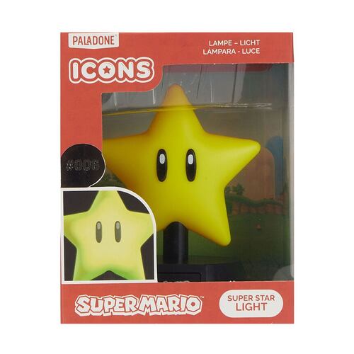 Lámpara Super Estrella Super Mario