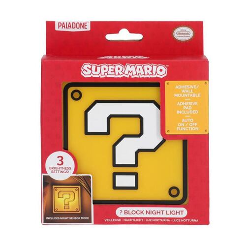 Lámpara Question Block Super Mario