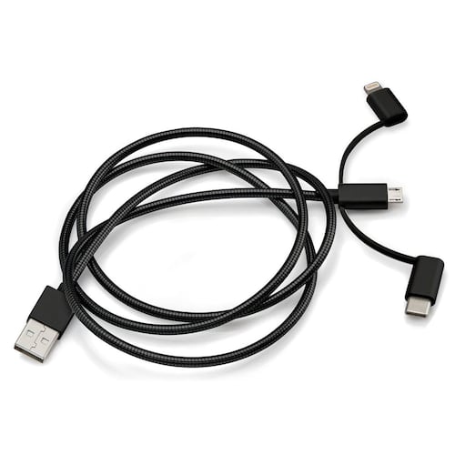 Cable Metálico 3 EN 1 Micro USB