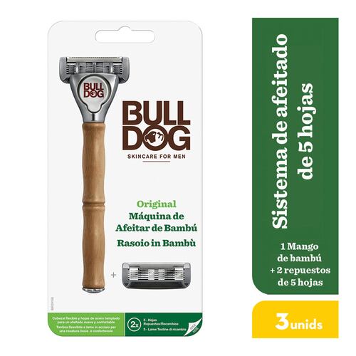 Máquina de Afeitar de Bambú BullDog