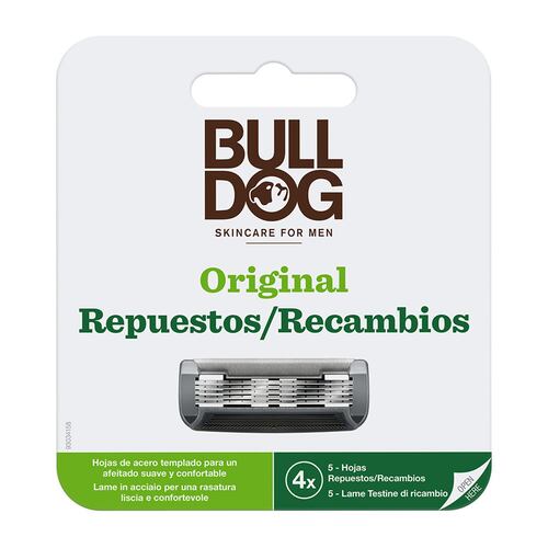 Repuestos de Rastrillo 4 Hojas BullDog