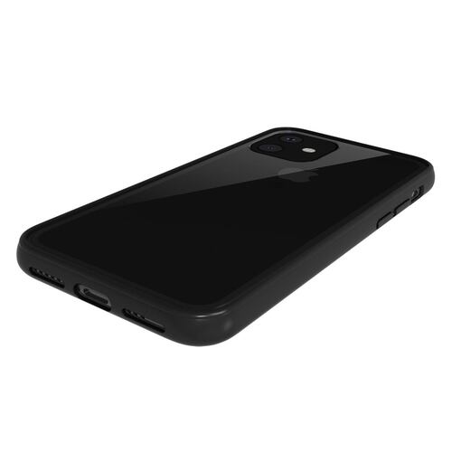 Funda para iPhone 11 Negro Hybrid Protect Qdos