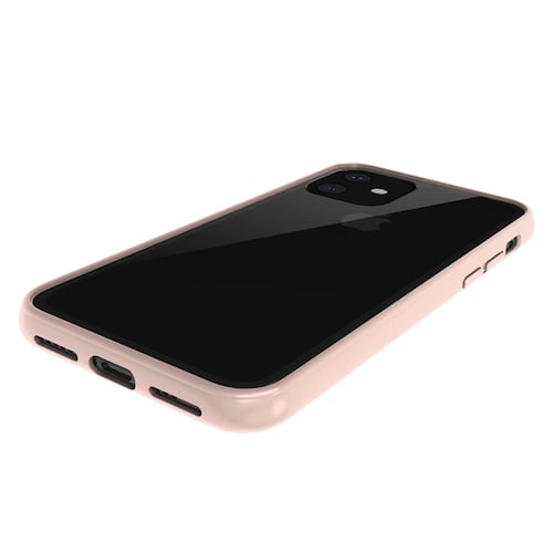 Funda para iPhone 11 Rosa Hybrid Protect Qdos