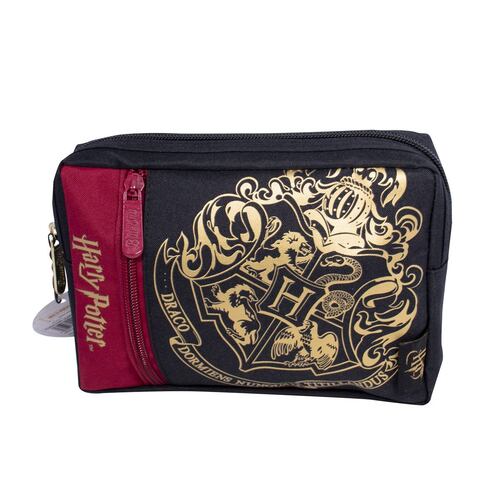 Estuche escolar Hogwarts negro